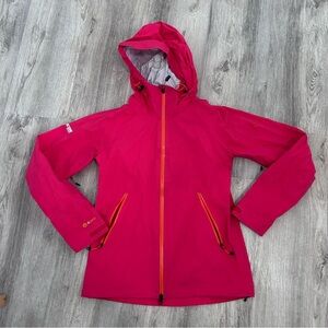 Eastern Mountain Sport Ascent Series Rain Coat Wind Breaker Women M Pink Hiking
